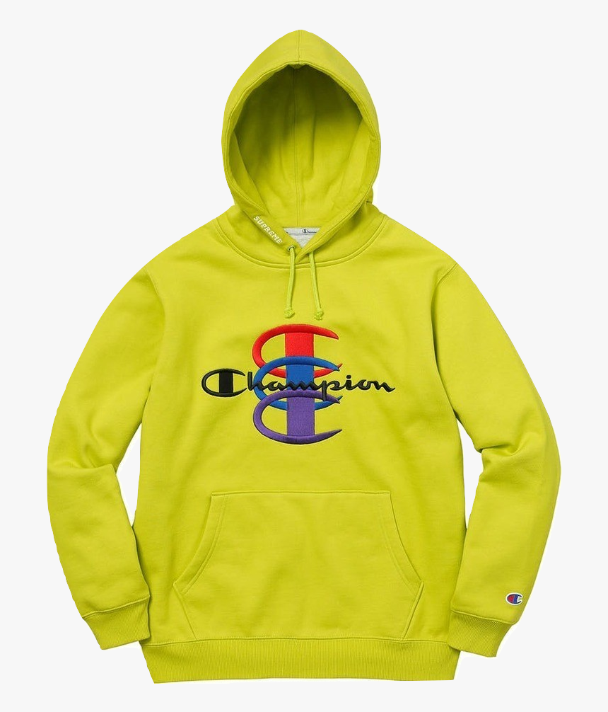 yellow supreme champion hoodie