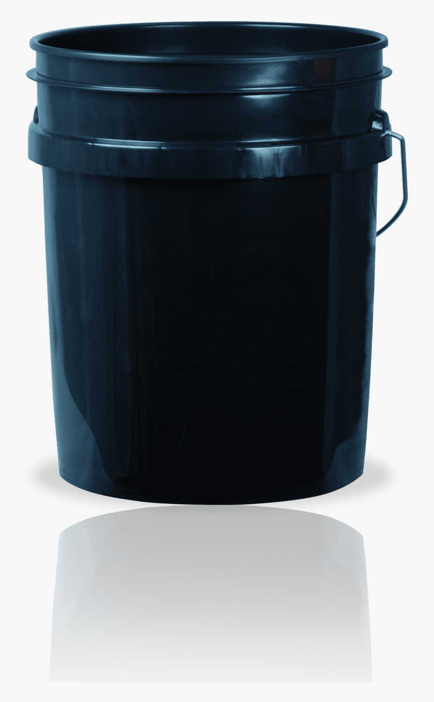 5 Gallon Black Plastic Bucket, 3-pack - Plastic, HD Png Download, Free Download