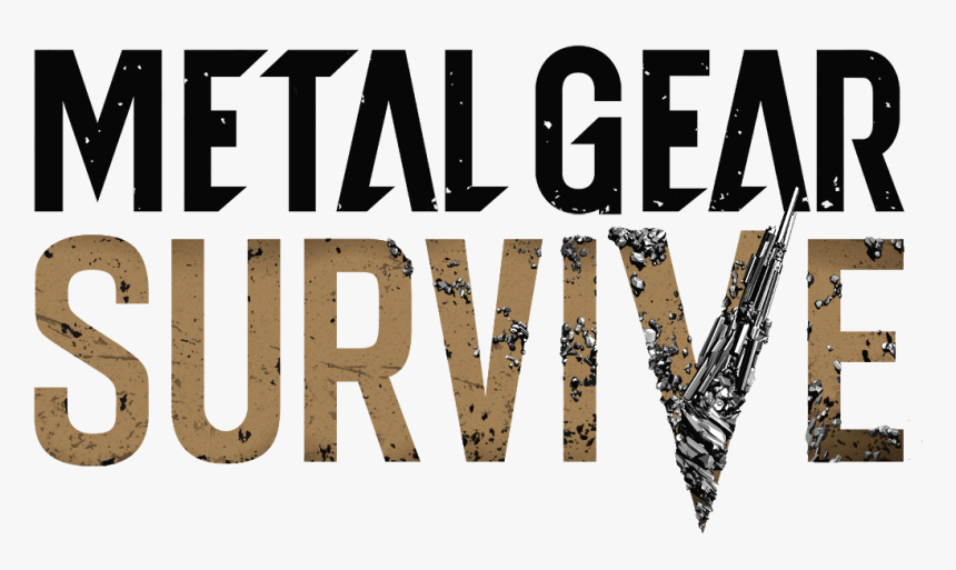 Metal Gear Logo Png - Metal Gear Survive Title, Transparent Png, Free Download