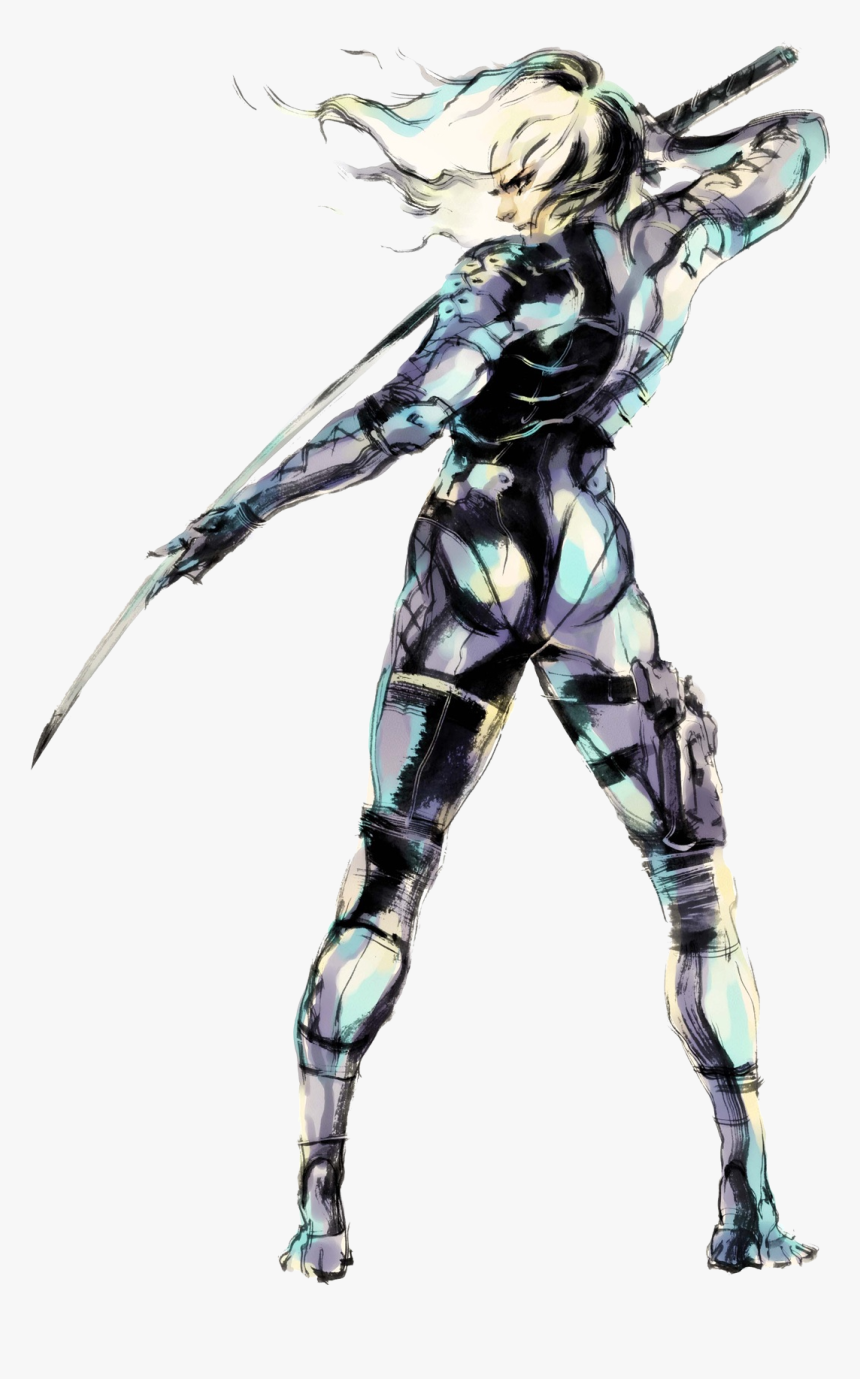 Mgs2raiden - Metal Gear Raiden Art, HD Png Download, Free Download