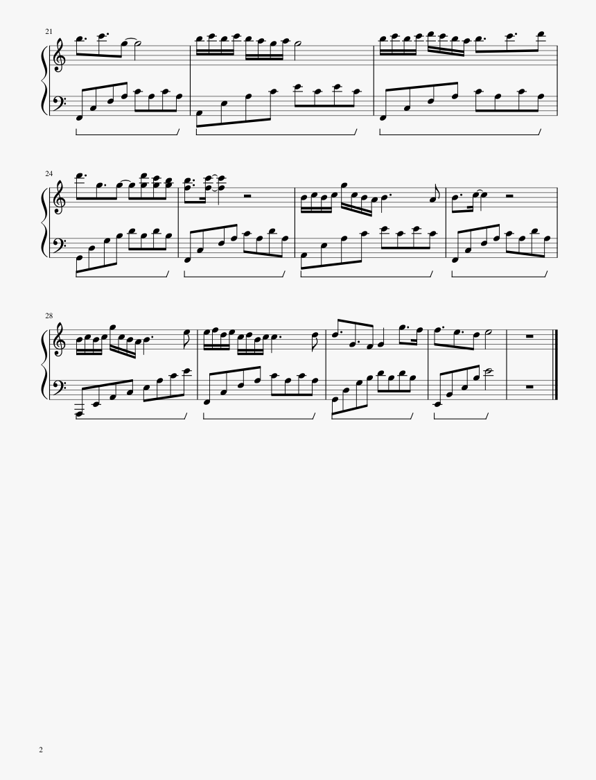 Game Theory Sheet Music, HD Png Download, Free Download