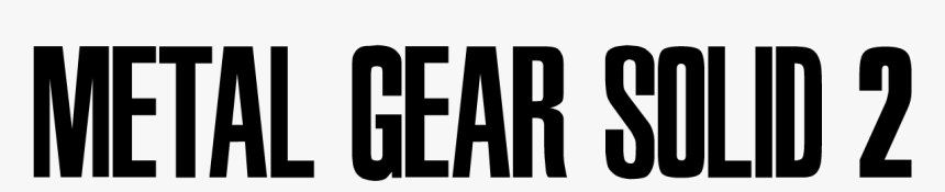 Metal Gear Solid Logo Png Metal Gear Solid 2 Logo Transparent