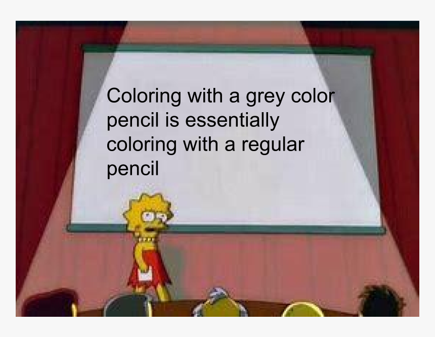 Lisa Simpson Presentation Meme, HD Png Download, Free Download