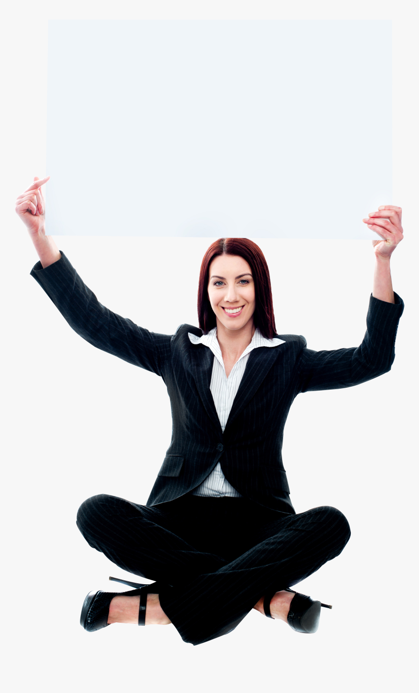 Png Corporate Women Sitting, Transparent Png, Free Download