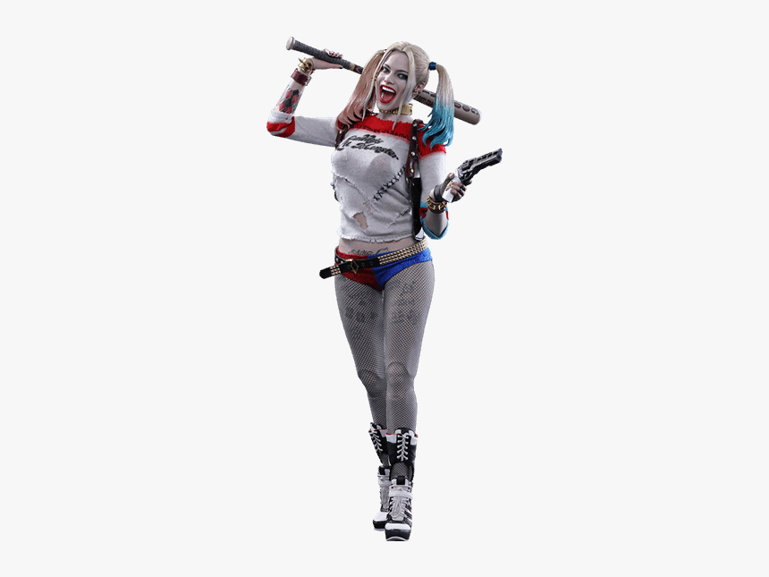 1/6 Scale Hot Toys Mms383 Suicide Squad Harley Quinn - Harley Quinn Suicidé Squad Figure, HD Png Download, Free Download