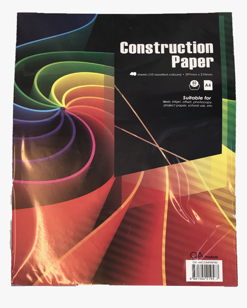 Construction Paper A4 80gsm 40 Sheets"
 Title="construction - Graphic Design, HD Png Download, Free Download