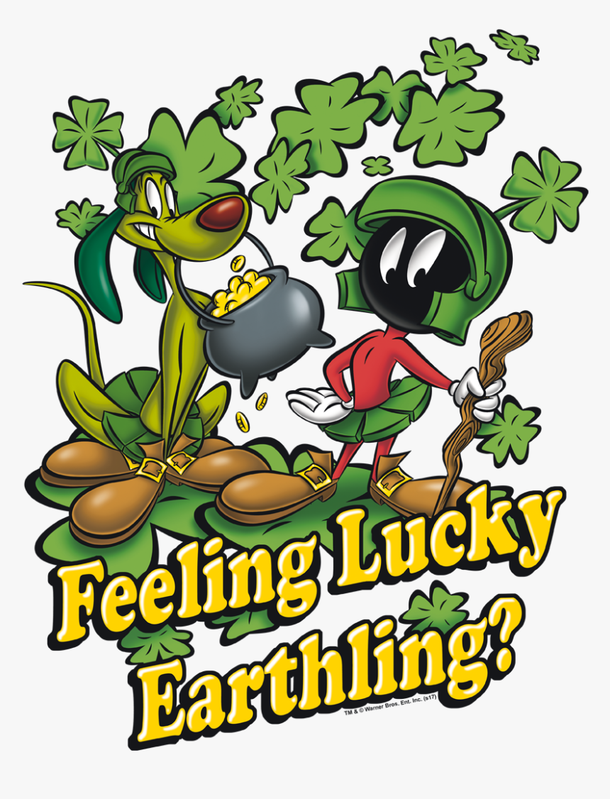Looney Tunes Feeling Lucky Men"s Regular Fit T-shirt - Cartoon, HD Png Download, Free Download