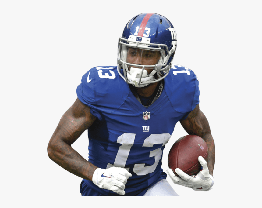 Clip Art Odell Beckham Jr Football Gloves - American Football Players Png, Transparent Png, Free Download