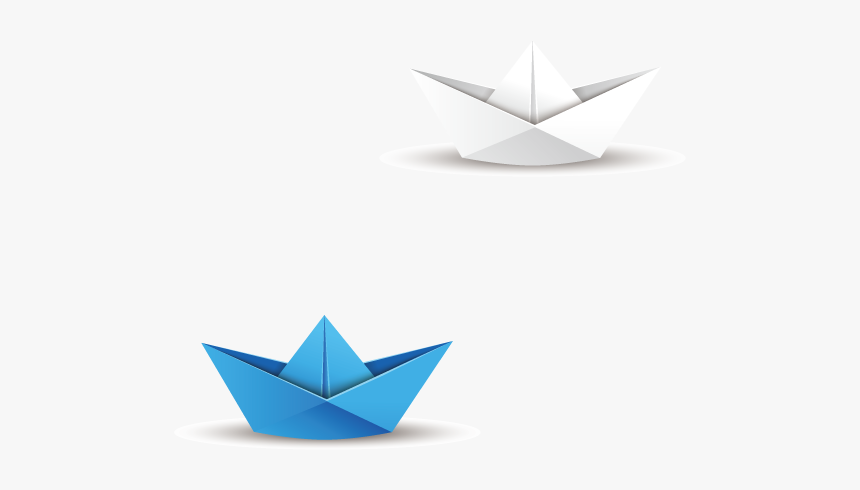 Clip Art Origami Paper Boat - Origami, HD Png Download, Free Download