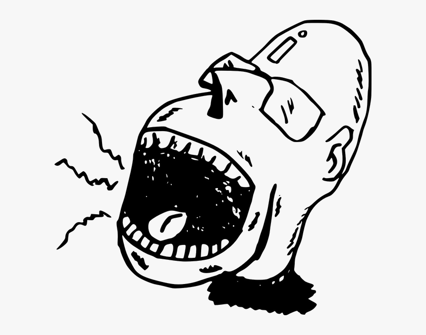 Yell - Screaming Person Clipart, HD Png Download, Free Download