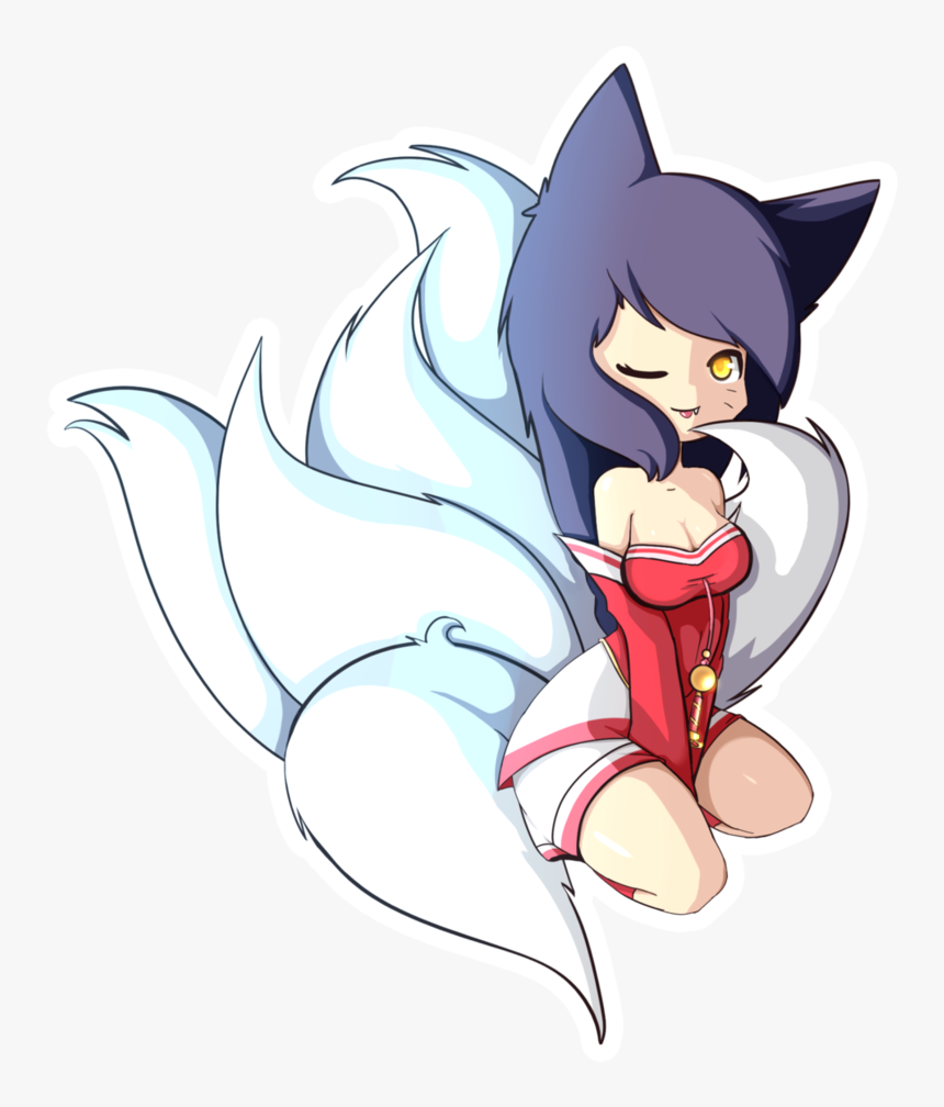 Ahri By Disturbedface-d9niwju - League Of Legends Ahri Drawing, HD Png Download, Free Download