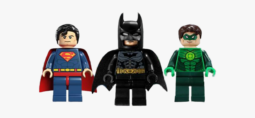 Lego Superman Batman Green Lantern, HD Png Download - kindpng