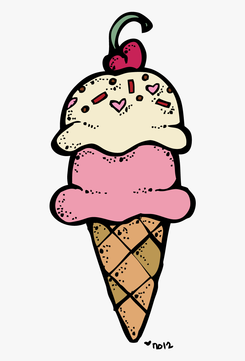 We Love Ice Cream Clipart - Clip Art Ice Cream Black And White, HD Png Download, Free Download