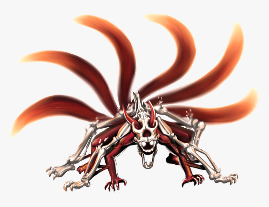 #naruto #narutouzumaki #kurama #anime - Naruto Six Tails, HD Png Download, Free Download