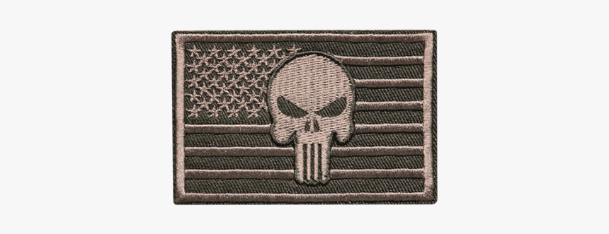 Punisher Flag Patch Tan, HD Png Download, Free Download