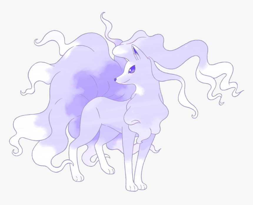 #ninetails #ninetailedfox #pokemon #pokemonsticker - Alolan Ninetales, HD Png Download, Free Download