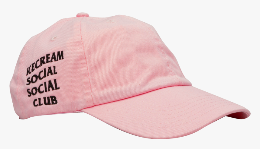 Icecream Social Social Club Hat Pink - Baseball Cap, HD Png Download, Free Download
