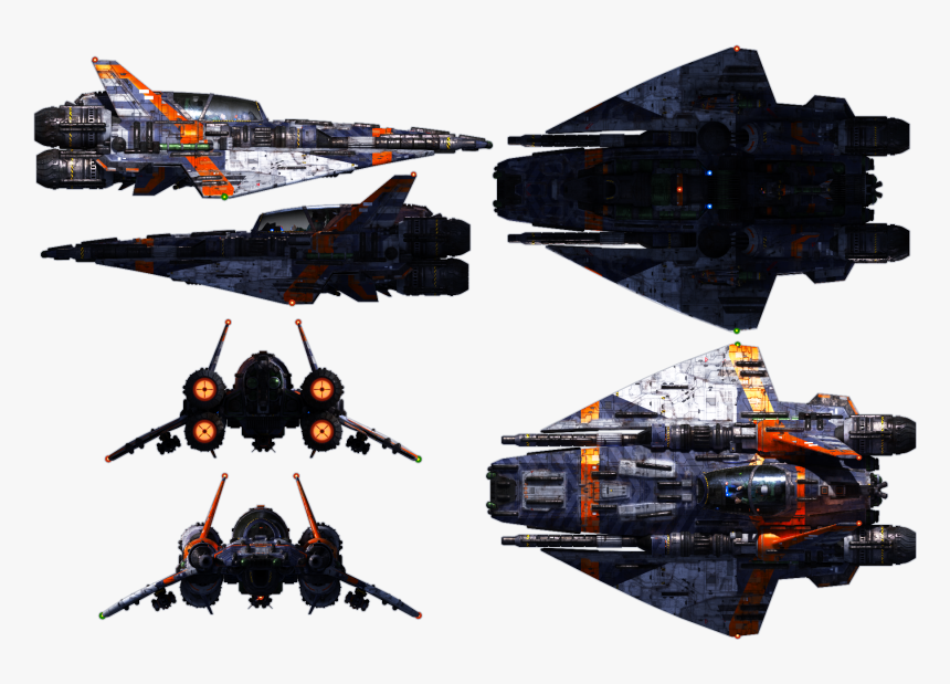 Old Space Pirate Fighter Ships, HD Png Download, Free Download