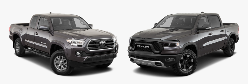 2019 Toyota Tacoma Vs - Ram Trucks, HD Png Download, Free Download