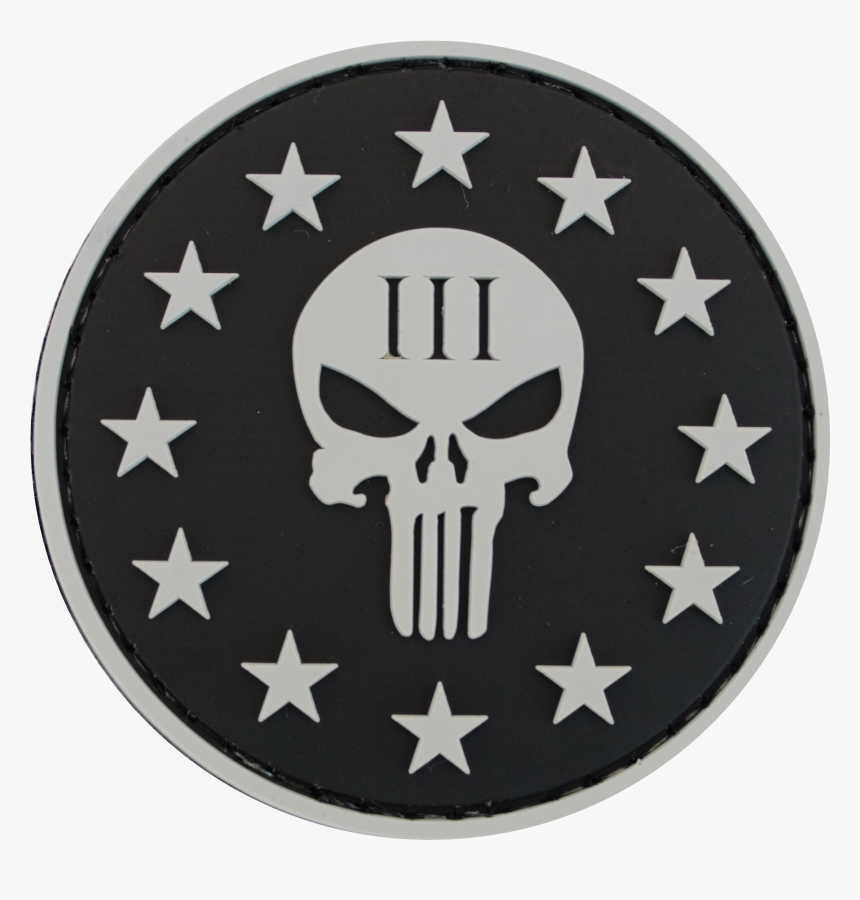 Punisher Skull 3 Percenter, HD Png Download, Free Download