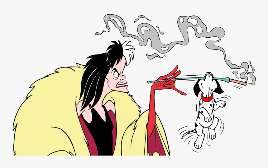 Cruella De Vil And Puppies, HD Png Download, Free Download