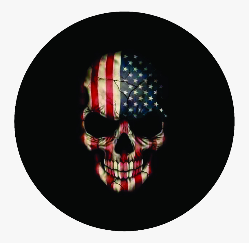 American Flag Skull - American Flag Skull Png, Transparent Png, Free Download