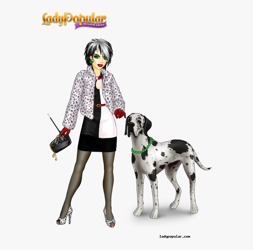 Lady Popular Cruella De Vil , Png Download - Lady Popular, Transparent Png, Free Download