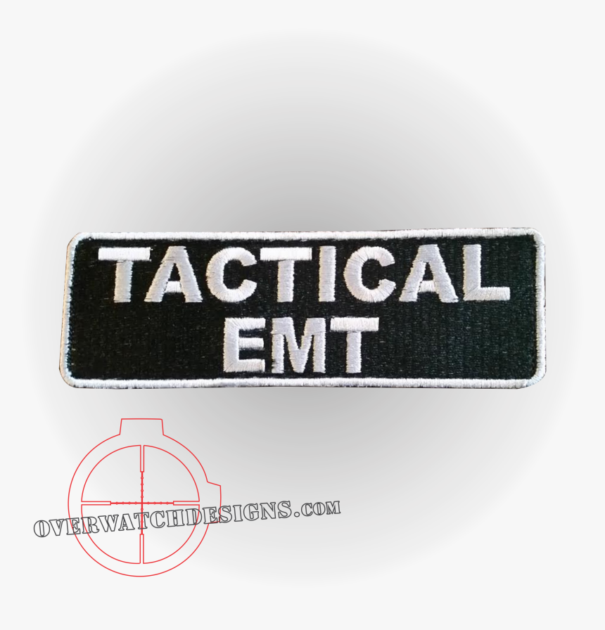 Embroidered Emt Patch - Label, HD Png Download, Free Download