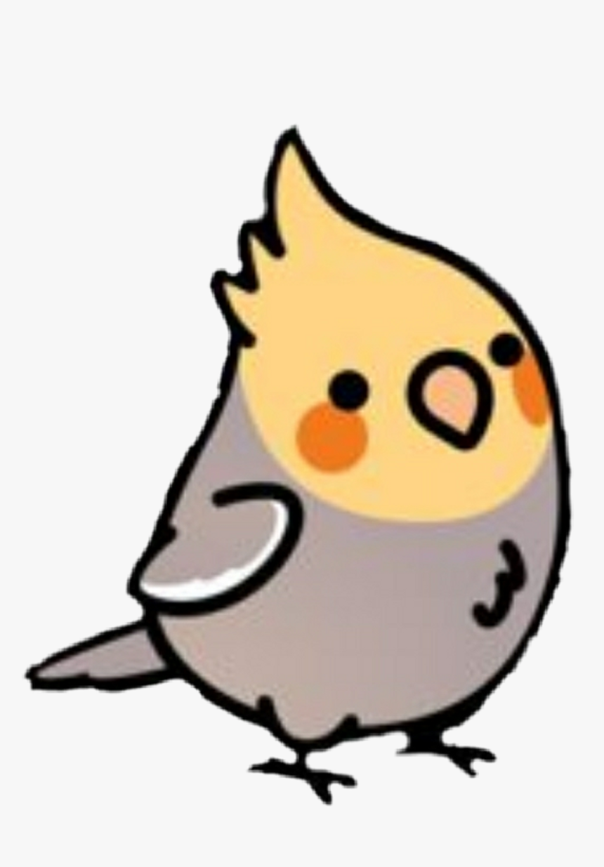 Chibi Cockatiel Clipart , Png Download - Cockatiel Sticker, Transparent Png, Free Download