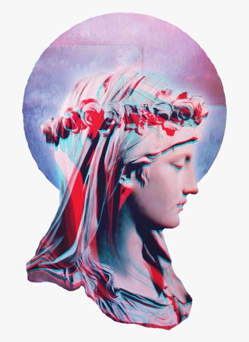 Transparent Vaporwave Png - Aesthetic Vaporwave Statue Png, Png Download, Free Download