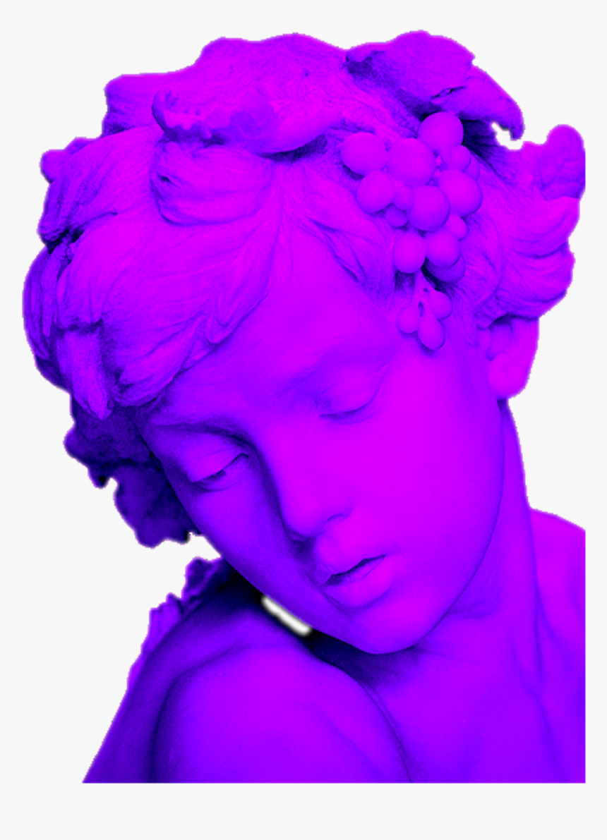 #aesthetic #church #vaporwave #png #tumblr #purple - Statue Vaporwave Png, Transparent Png, Free Download