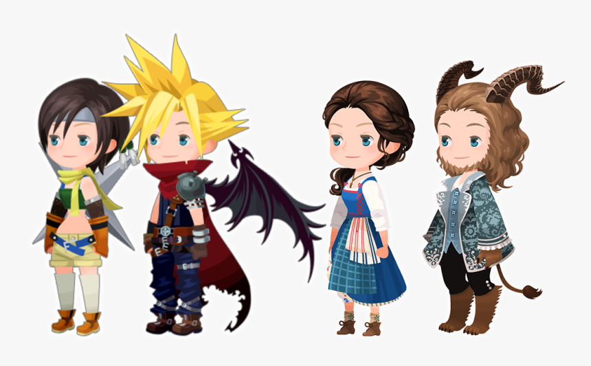 Kingdom Hearts X Beauty And The Beast, HD Png Download, Free Download