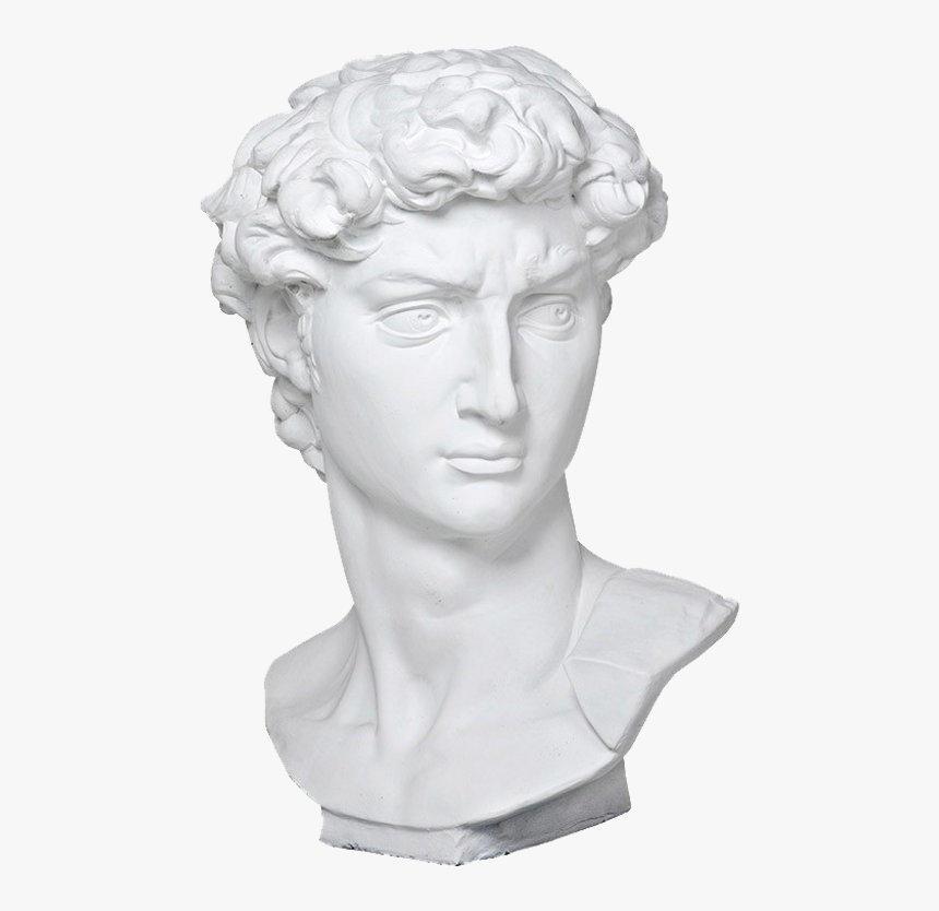 #statue #aesthetic #vaporwave - Vaporwave Statue Head Png, Transparent Png, Free Download