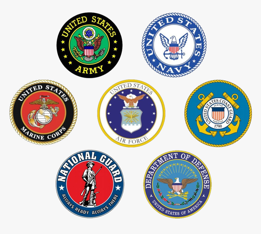 Transparent Support Our Troops Png - Us Military Branches Logos, Png Download, Free Download