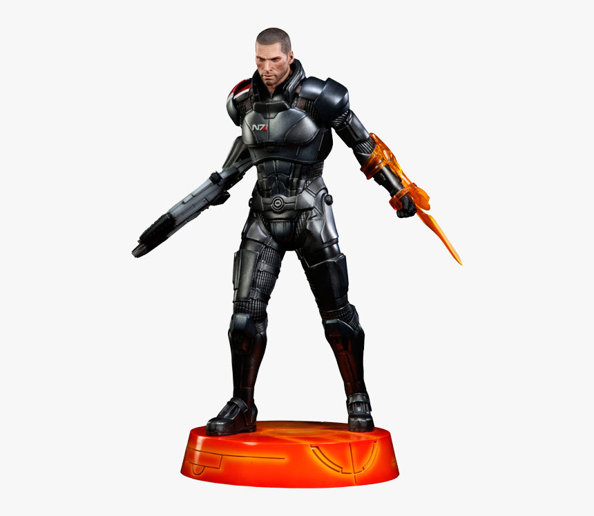 Transparent Commander Shepard Png - Mass Effect Commander Shepard Figure, Png Download, Free Download