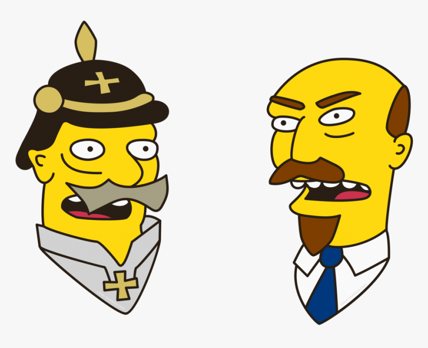 Simpsons Kaiser Vs Lenin - Lenin Simpsons Png, Transparent Png, Free Download