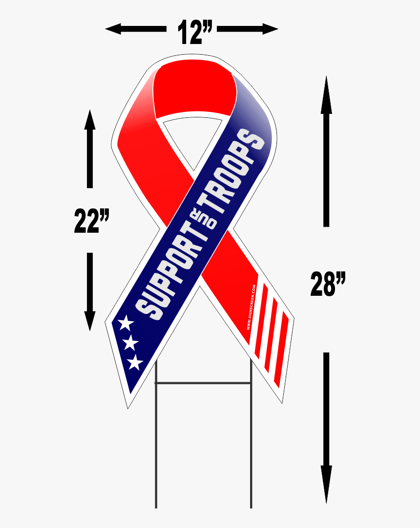 Transparent We Support Our Troops Clipart - Sign, HD Png Download, Free Download