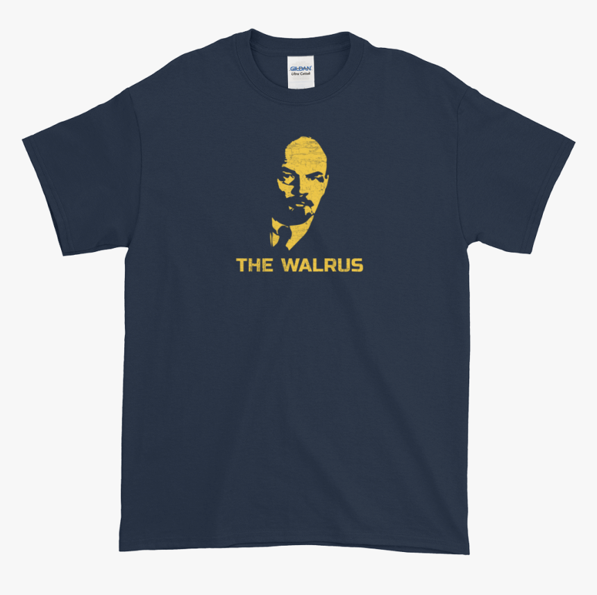 Vladimir Walrus Lenin T-shirt Navy - 28 To 3 Shirt, HD Png Download, Free Download