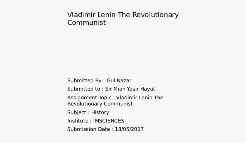 Vladimir Lenin Png, Transparent Png, Free Download