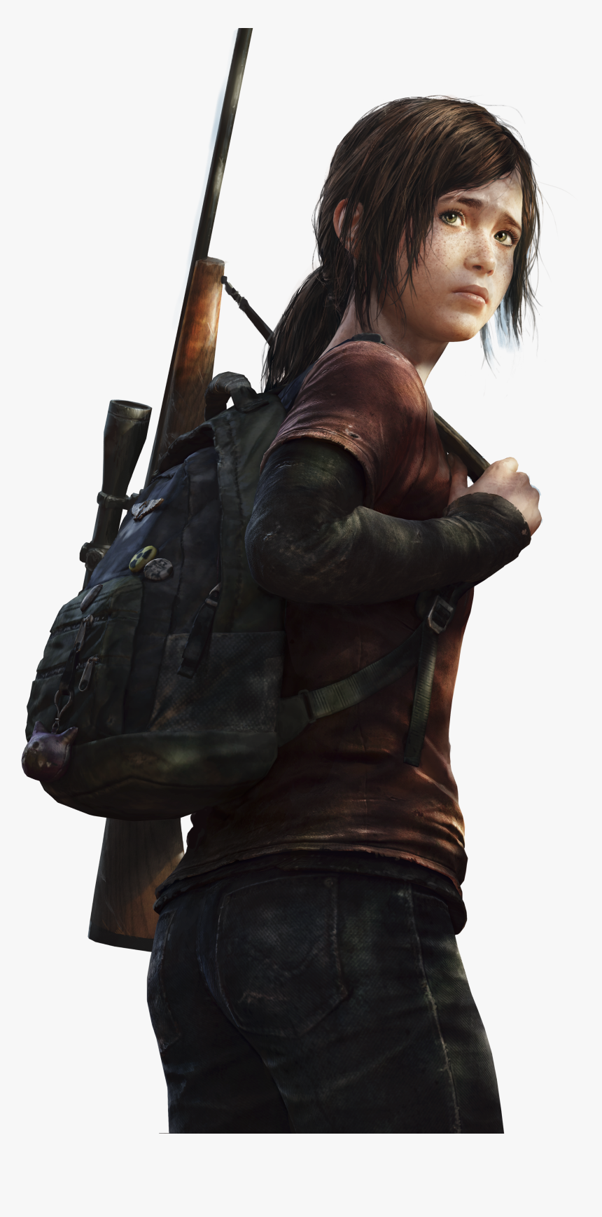 Ellie The Last Of Us Render, HD Png Download, Free Download