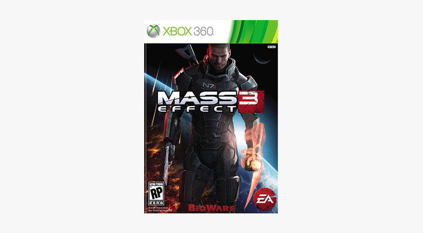Mass Effect 3 Image - Mass Effect 3 Xbox 360 Cover, HD Png Download, Free Download