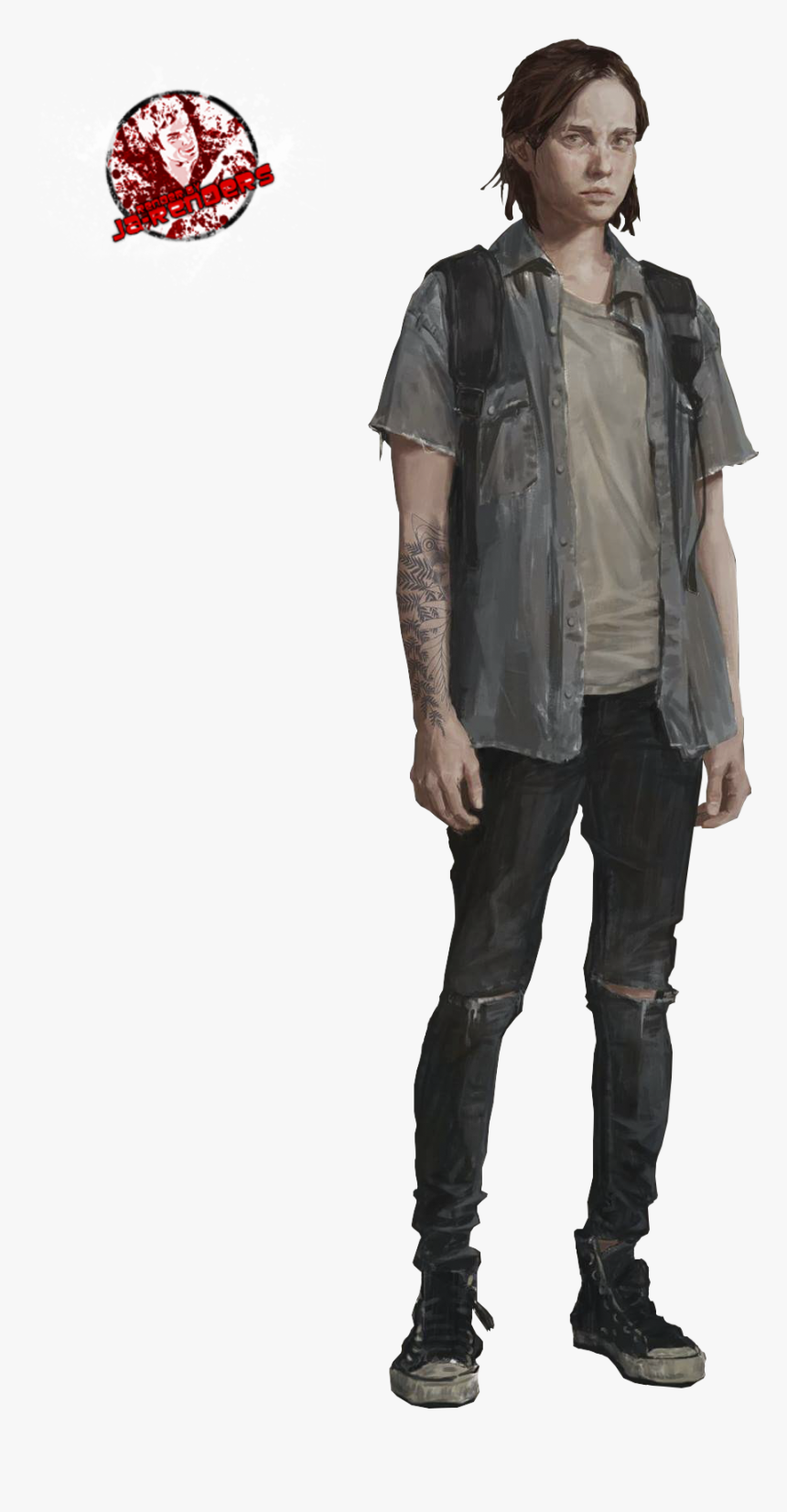 Transparent Ellie Goulding Png - Ellie The Last Of Us Png, Png Download, Free Download