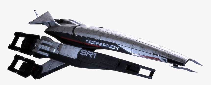 Mass Effect Artwork Normandy Sr1 - Mass Effect Normandy, HD Png Download, Free Download