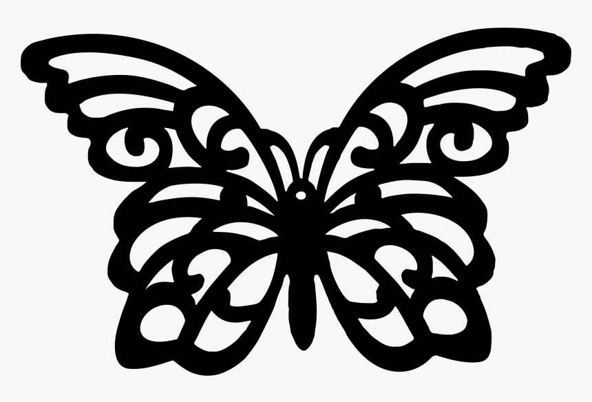 Butterfly Insect Cockatiel Silhouette Clip Art - Vector Butterfly Silhouette Png, Transparent Png, Free Download