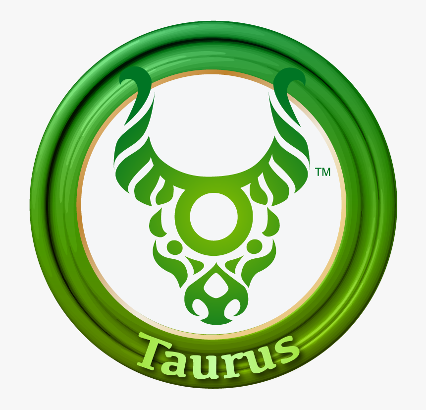 Zodiac Sign - Taurus - Taurus Sign Green, HD Png Download, Free Download