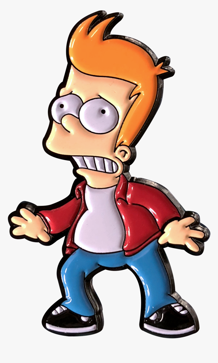 Thumbs Bart X Futurama Pin, HD Png Download, Free Download