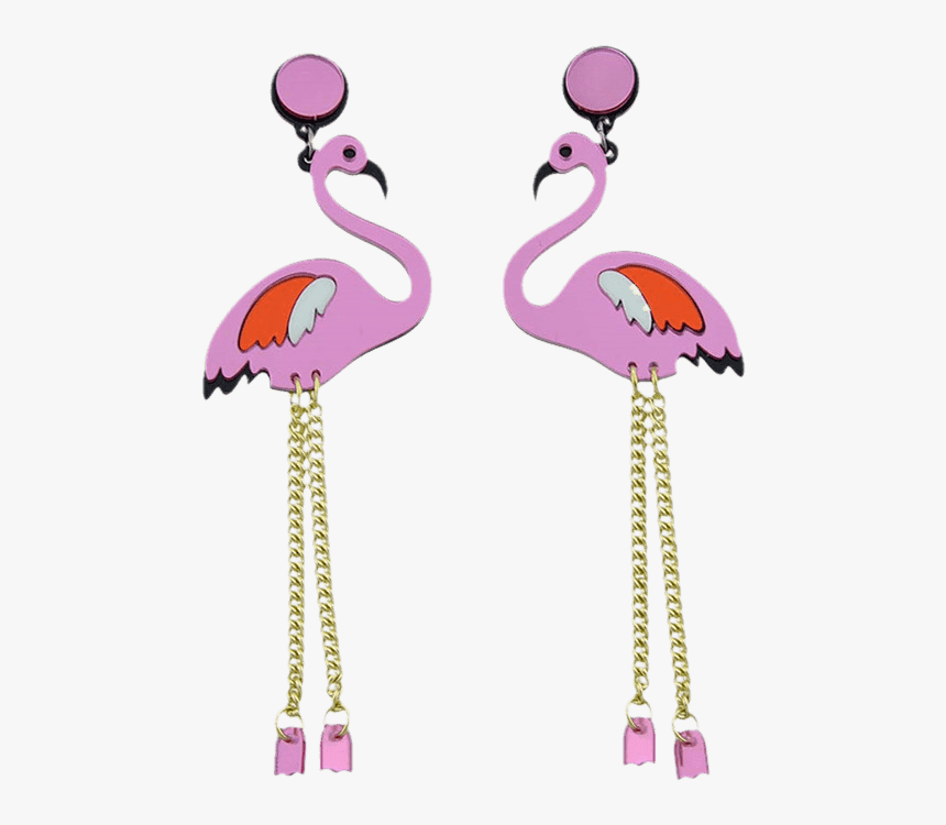 Wings Bird Chain Drop Earrings In Purple Kigmy3740553, HD Png Download, Free Download