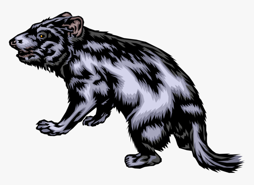 Vector Illustration Of Australian Carnivorous Marsupial, HD Png Download, Free Download