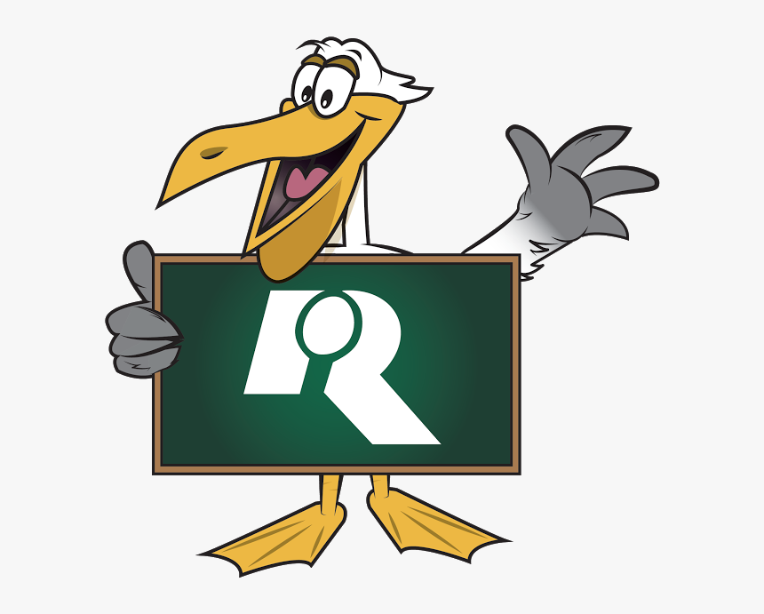 Pelican Pete With Chalkboard, HD Png Download, Free Download