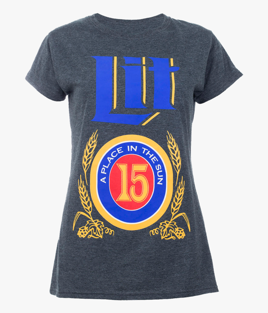 Lit Miller Lite Ladies T-shirt, HD Png Download, Free Download